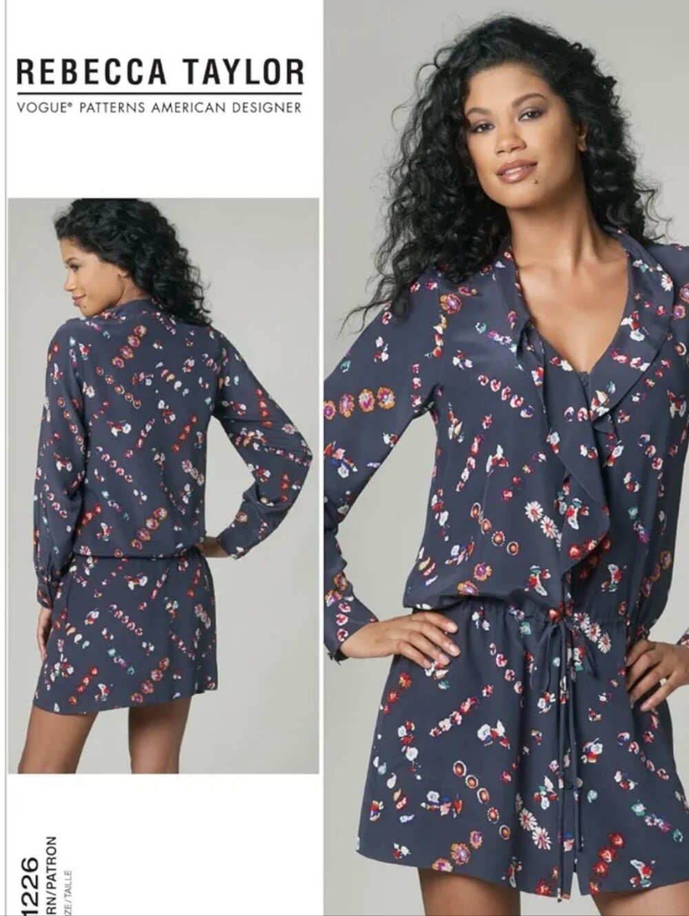 Rebecca Taylor Boho Dress Mid-Knee Dress w/Blouse Effect Estimated Sz 10